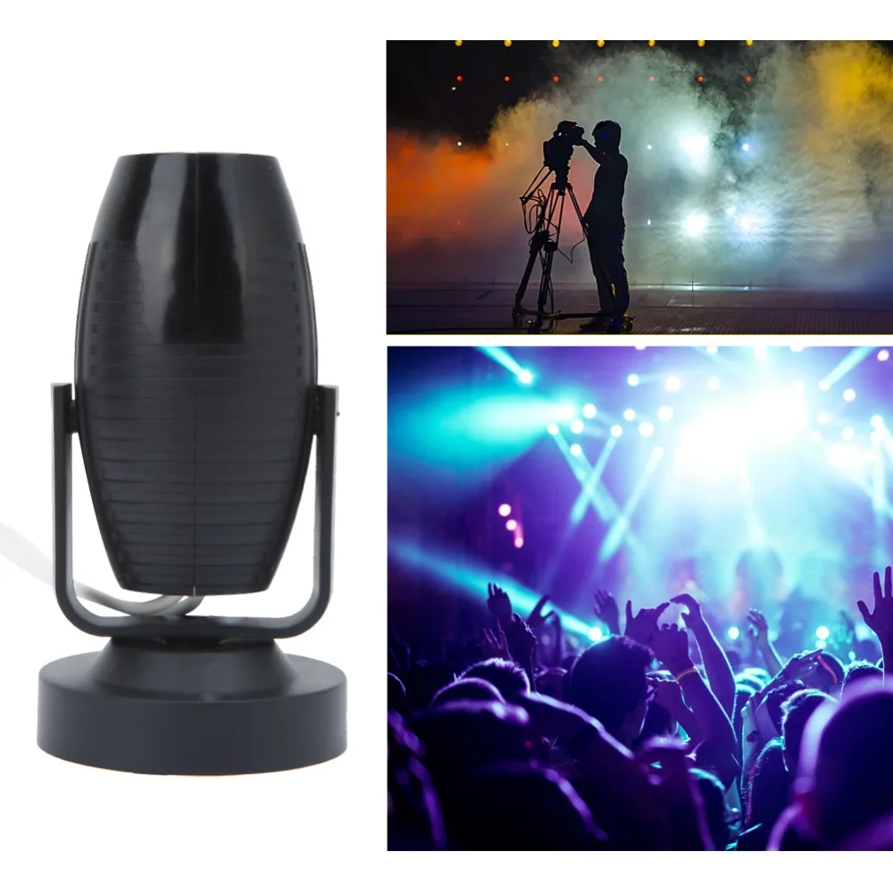 

Low Voltage AC85-265V LED Mini Spotlight Black Shell Portable LED Stage Light Adjustable Angle Projector Lamp Stage