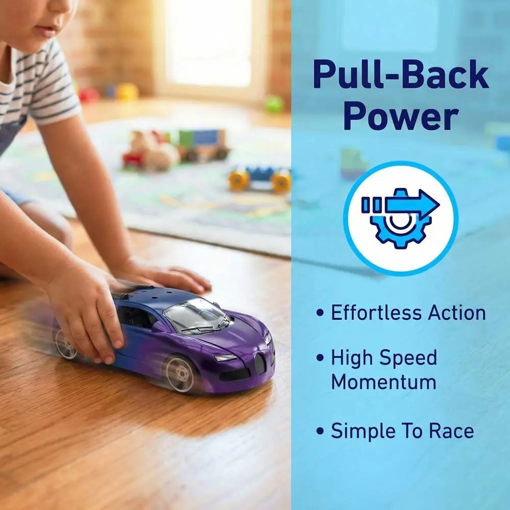 

1:64 Scale Temperature Color Change Alloy Car Inertia Powered Durable Construction Alloy Racing Model Color Changing