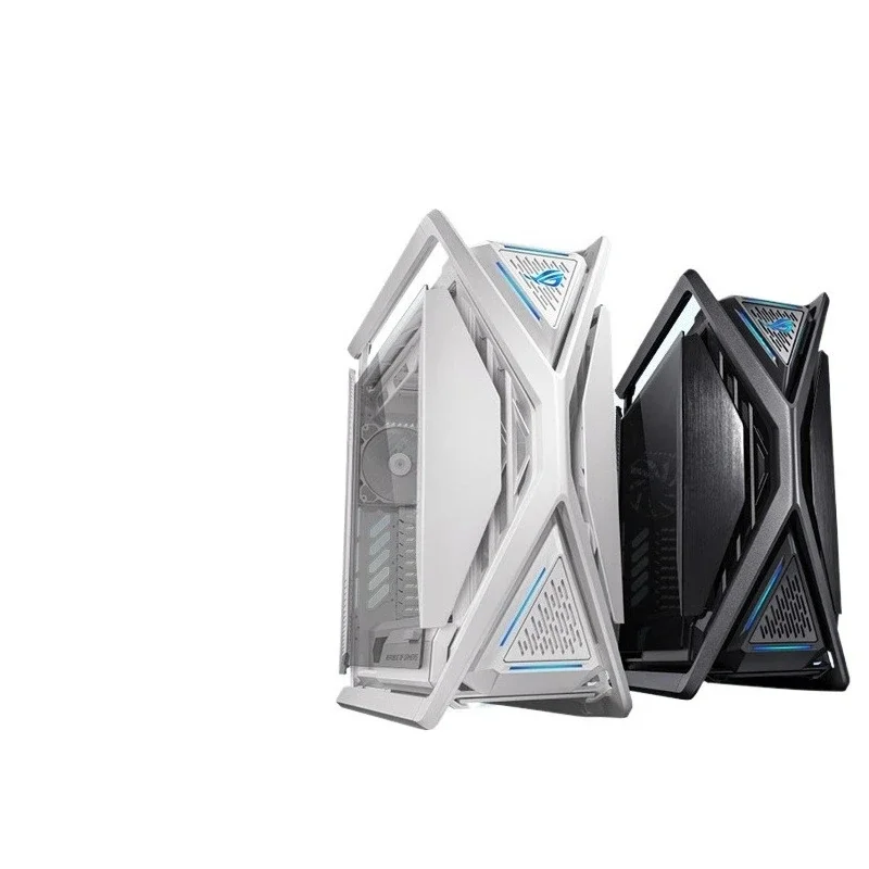 ROG GR701 white Genesis chassis, aluminum alloy X skeleton full tower chassis supports EATX main board