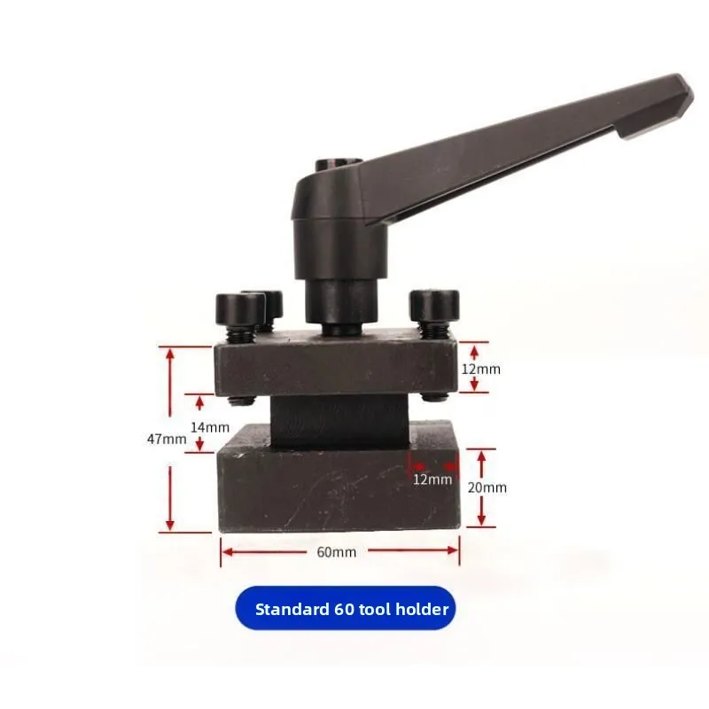 Mini Lathe Tool Holder for Woodworking Bead Machine CNC Accessory Small Bench Lathe Custom Durable Steel Precision Metal Work