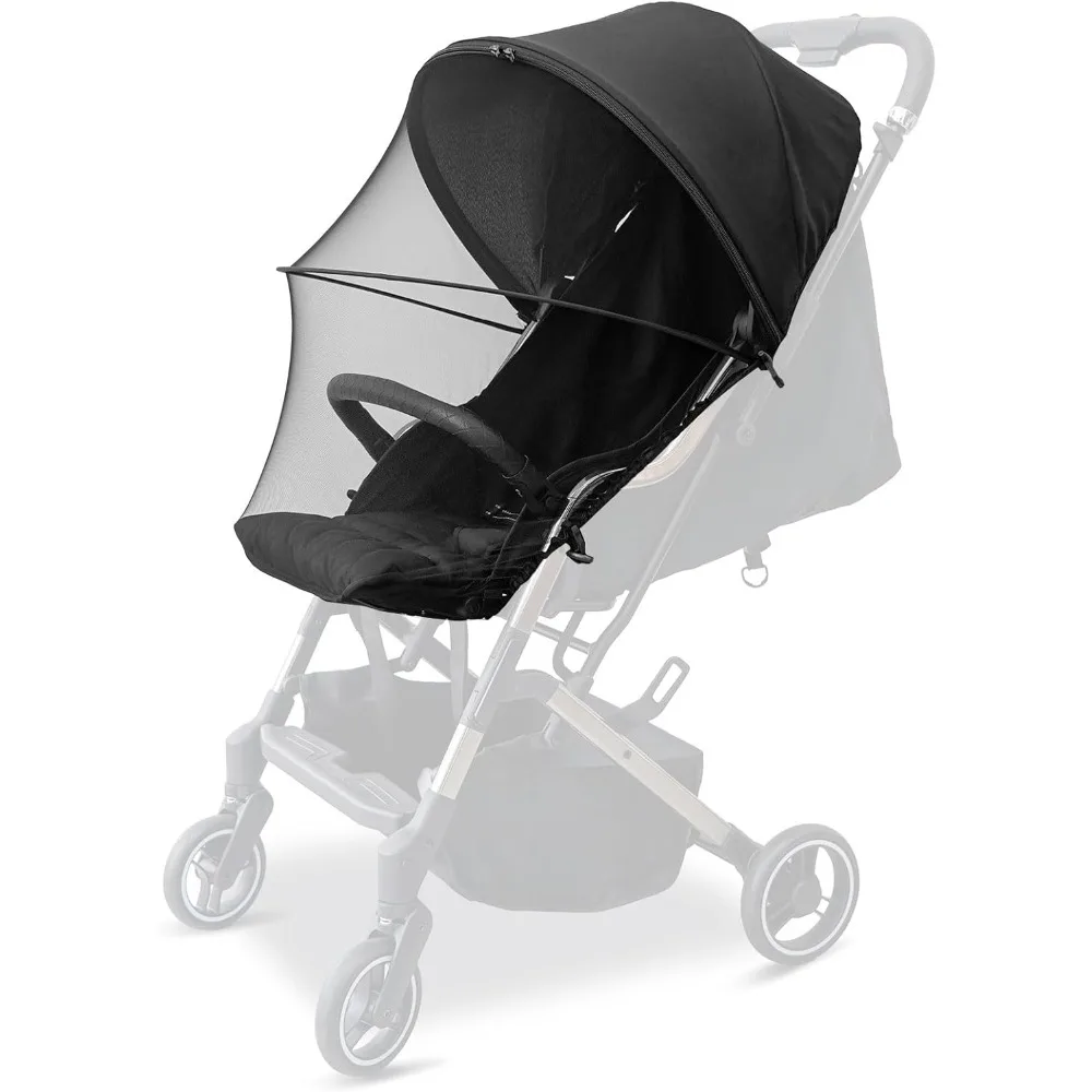 

2-in-1 stroller cover, baby mosquito net for stroller with sun shade, stroller accessories - uv protection & breathable 3d mesh