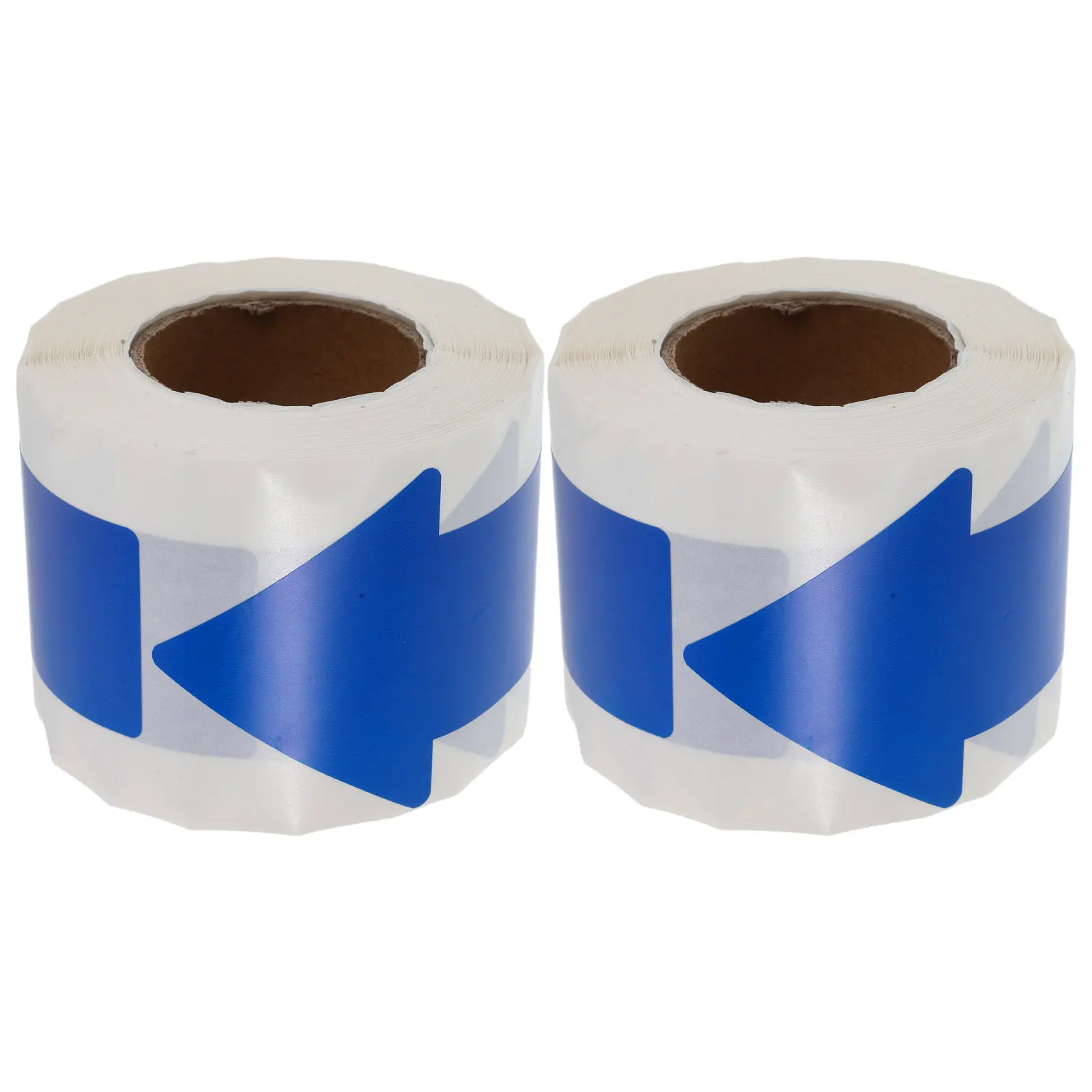 2 Rolls Industrial Pipe Labels Directional Arrow Stickers Self Adhesive Markers for Plumbing Water Pipeline Flow Gas Pipe