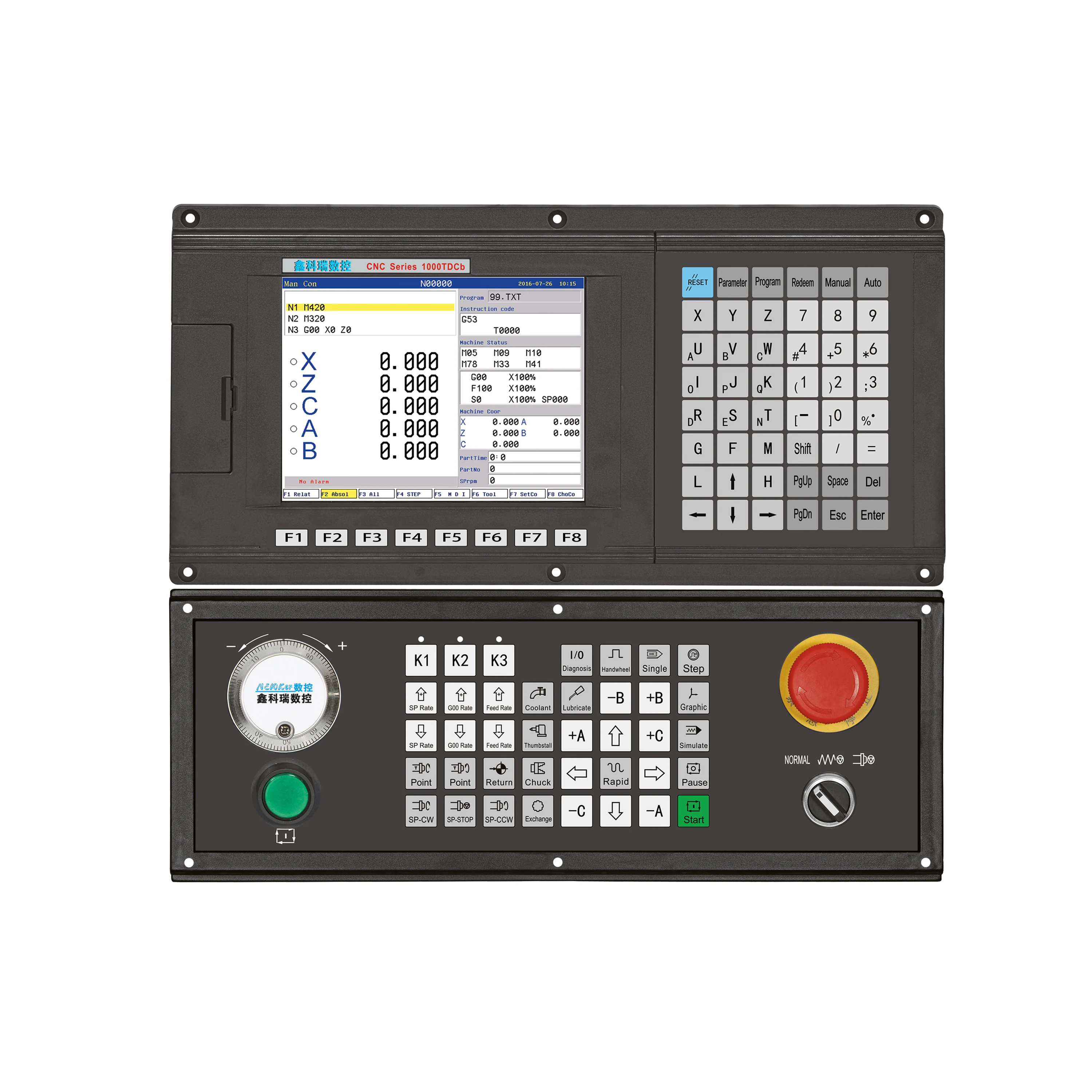 NEWKer-CNC NEW1000TDcb 5 axis Turning machine control system milling controller