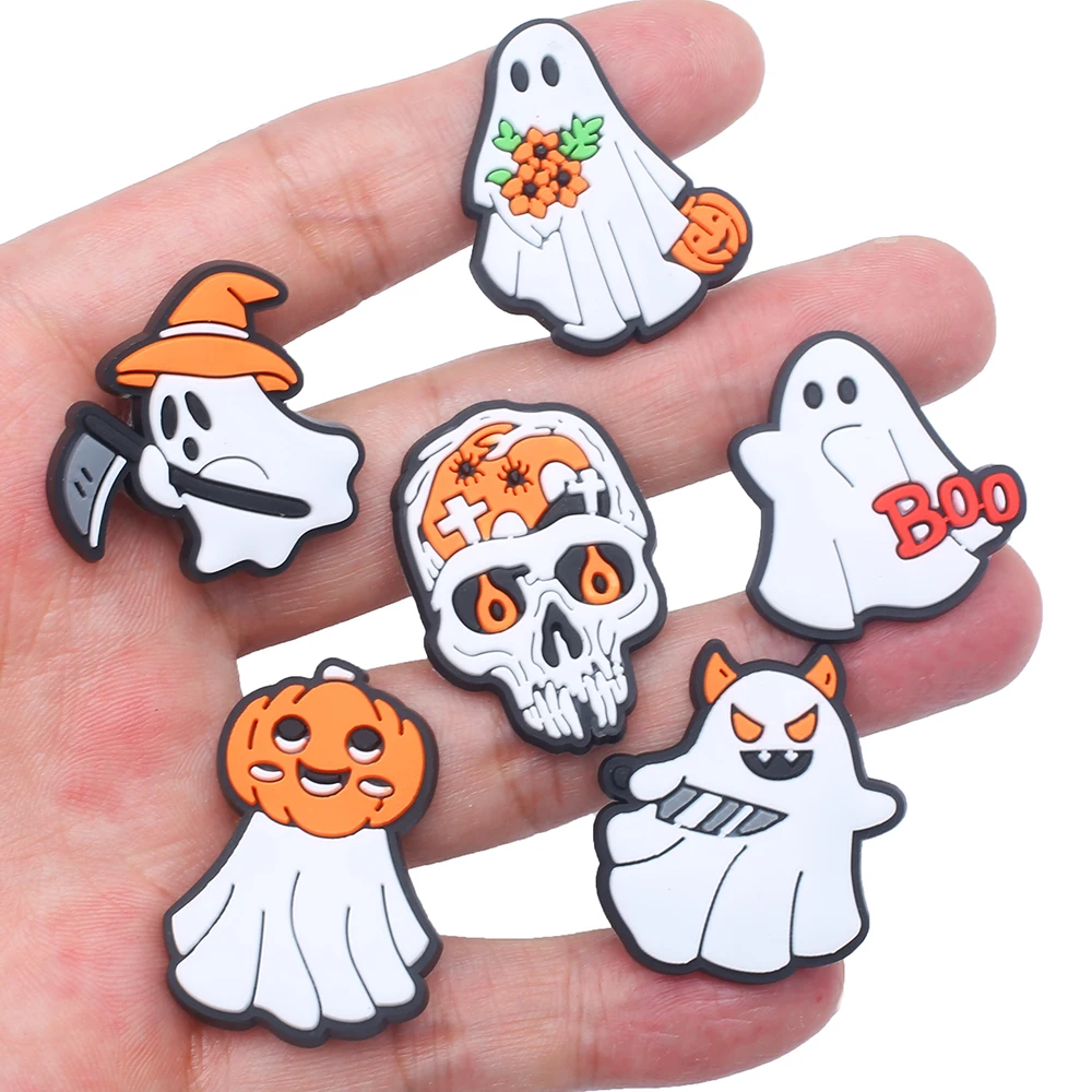 1-шт-украшения-для-обуви-в-виде-белого-призрака-на-Хэллоуин