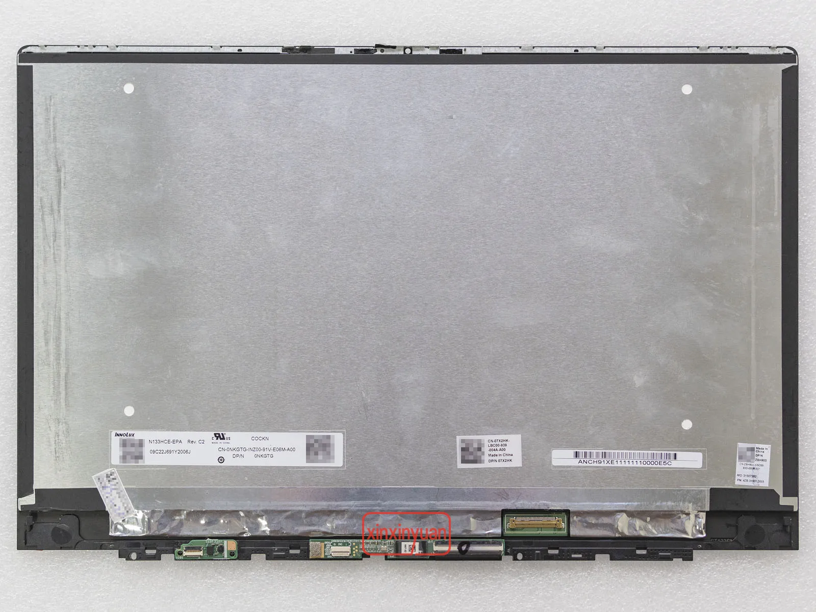 13.3 Laptop LCD Screen Touch Digitizer Assembly for DELL Inspiron 13 7391 2-in-1 P113G001 07X2HK Display Panel Replacement