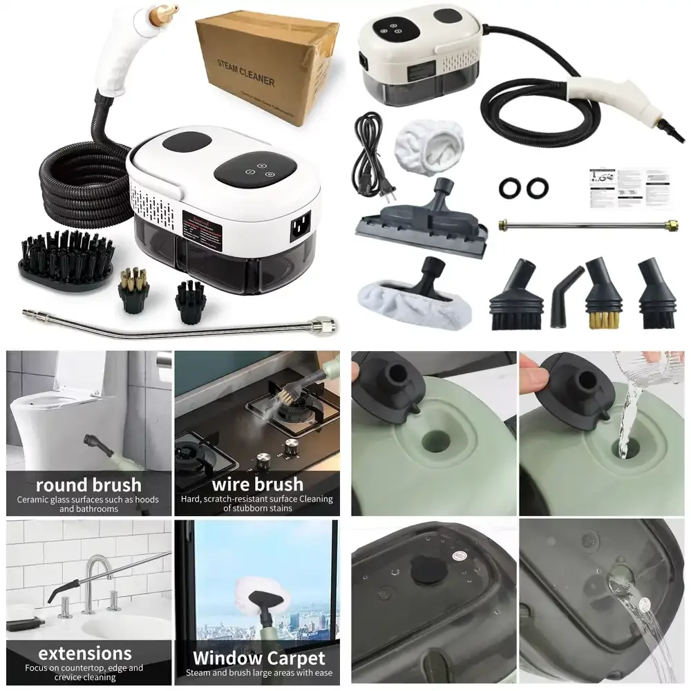 

Steam Cleaner for High Pressure Temperature Steam Mop Sterilizer Handheld Air Conditioner Cleaner Kitchen Hood