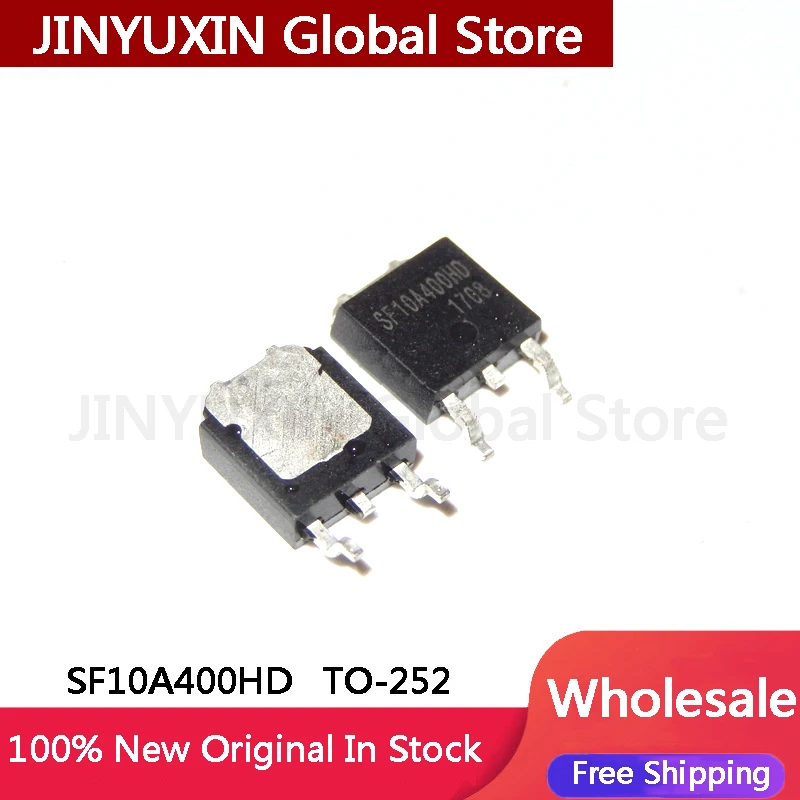 10-100Pcs SF10A400HD 10A 400V TO-252 IC Chip