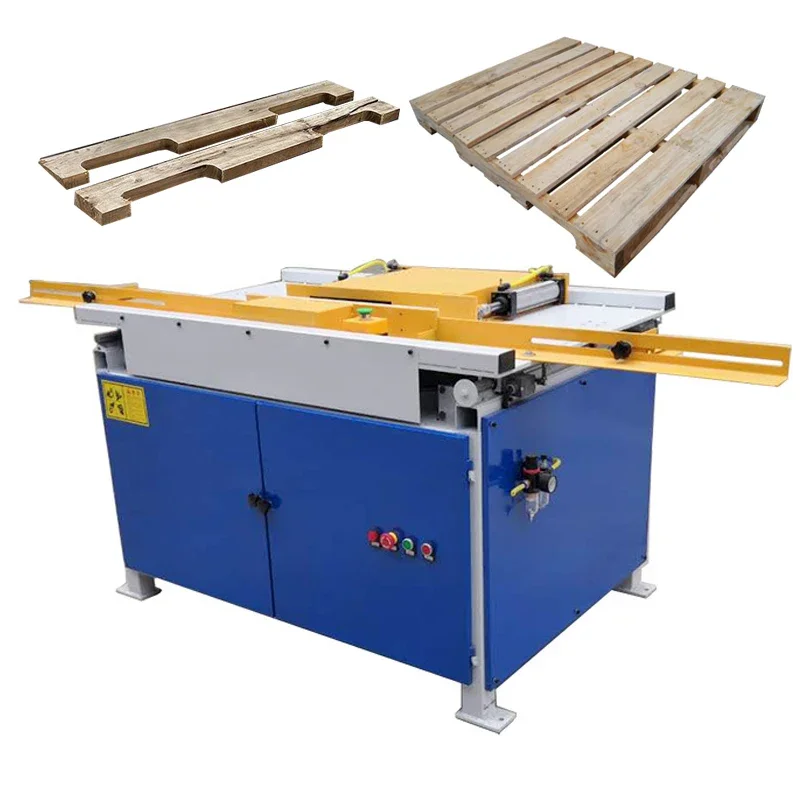 Wooden Pallet Stringers Notching Machine Wood Pallet groove Cutting Slotting Machine