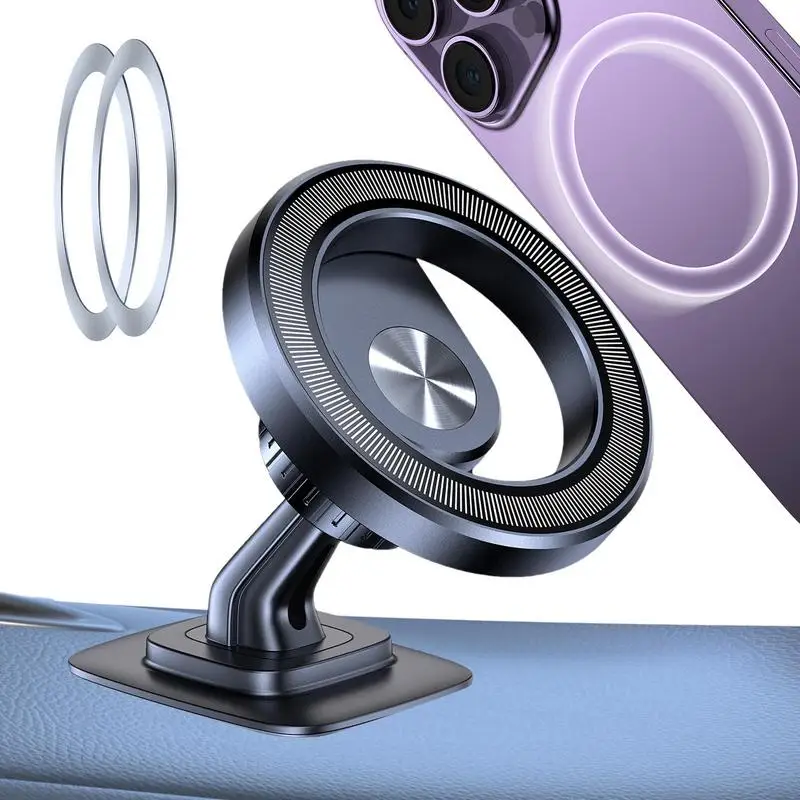 Dash Phone Holder For Car Stable Dashboard Cell Phone Holder Magnetic Car Mount Adjustable Magnet Cell Phone Holder Car Mount