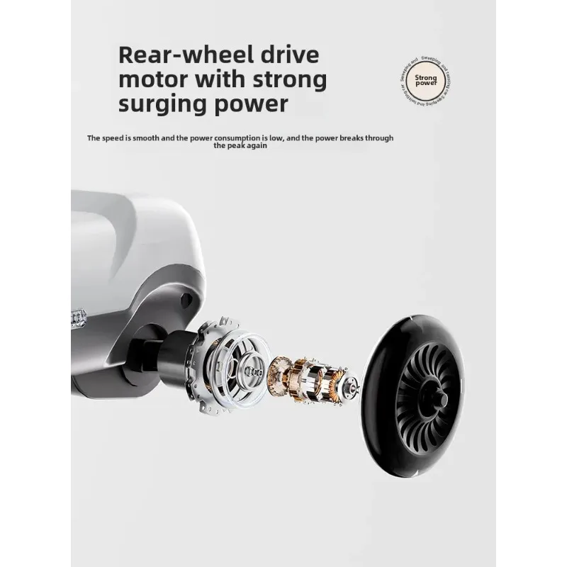 【الأكثر مبيعًا】دراجة التواء الكهربائية للأطفال، يمكن للبالغين الجلوس عليها، نموذج جديد قابل للانقلاب، ويمكن أيضًا ممسحة الأرضية #4