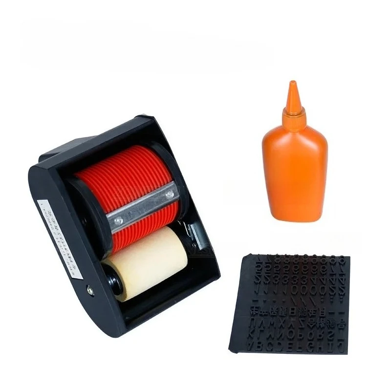 Handheld Expire Date Printer Machine Batch Number Coder Portable Rolling Coding Machine for cartons Box