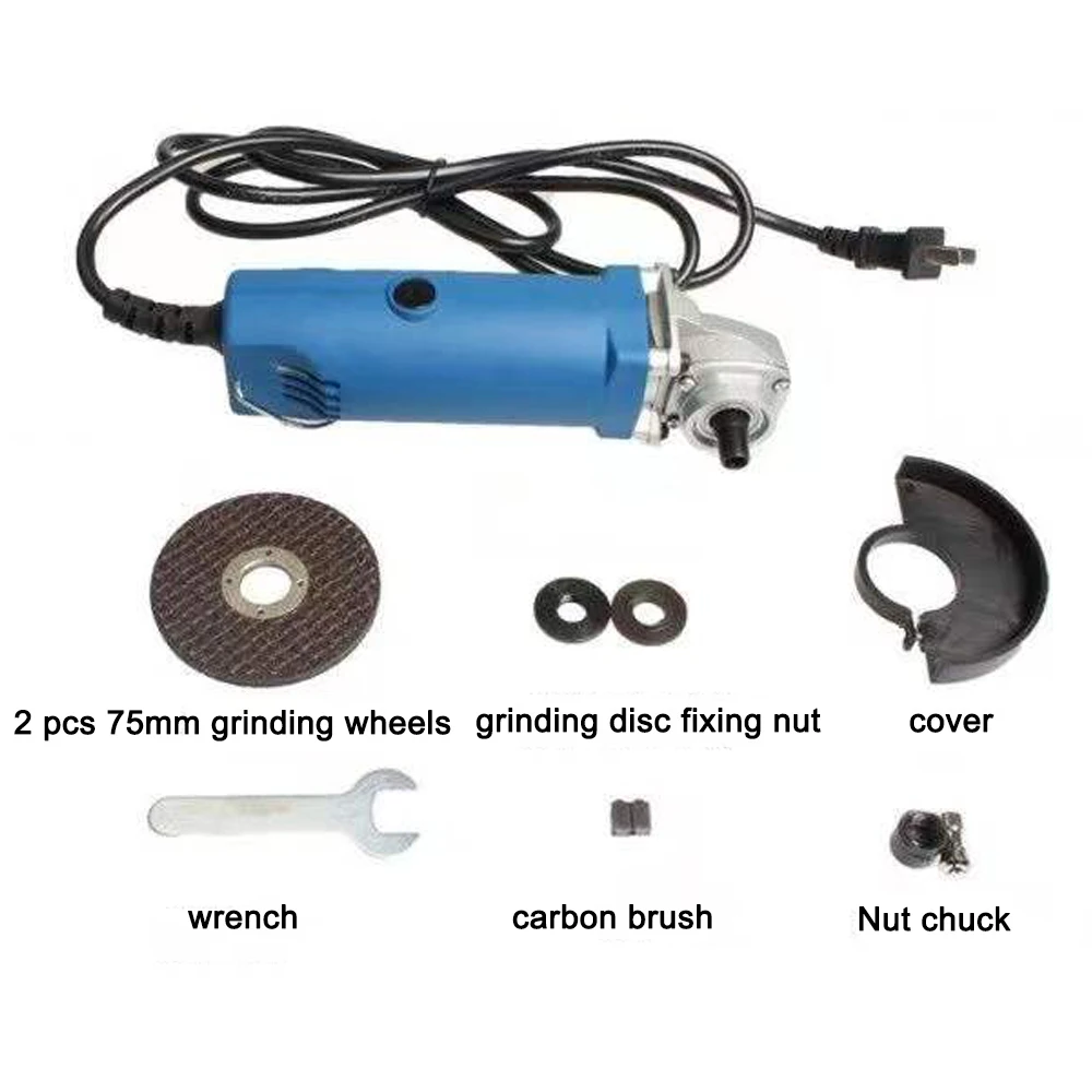 Angle grinder multi-function grinder mini electric grinder hand grinder cutting machine polishing and grinding