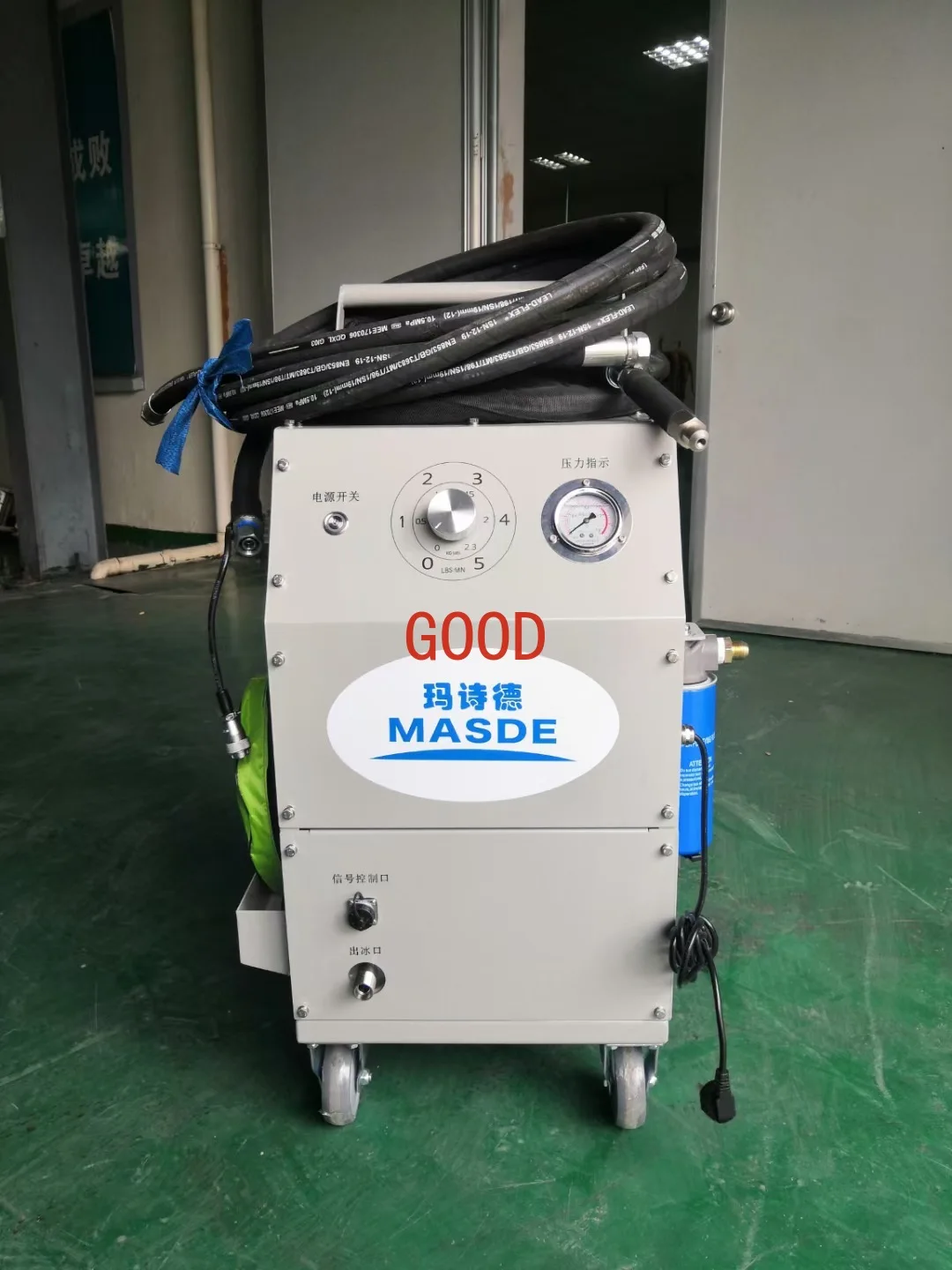 Intelligente Trockeneis reinigungs maschine Automotor Kohlenstoff abscheidung Reinigung Dreiwege katalysator Drossel klappe inlass