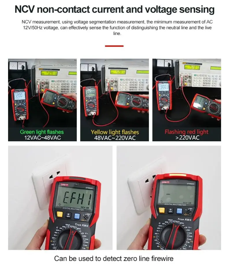 UNI-T UT89 Serie Professionele Digitale Multimeter AC/DC Voltmeter Stroom Weerstand Diode Triode Capaciteit Tester True RMS