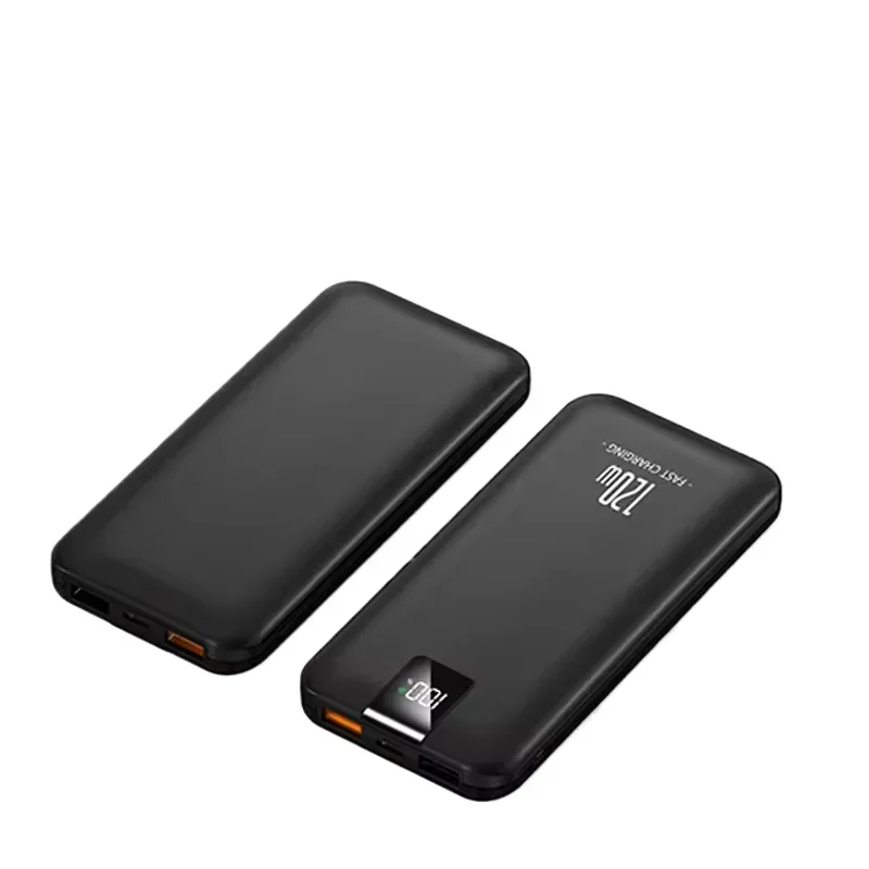 10000mAh For iphone Huawei Xiaomi 120W Fast Charger Power Bank High Capacity Portable Sapre Battery