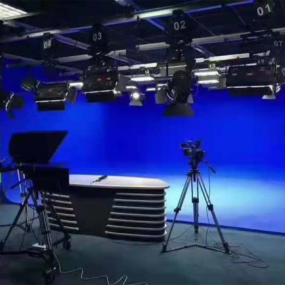 Teleprompters สตูดิโอออกอากาศและภาพยนตร์โทรทัศน์แสงเติม