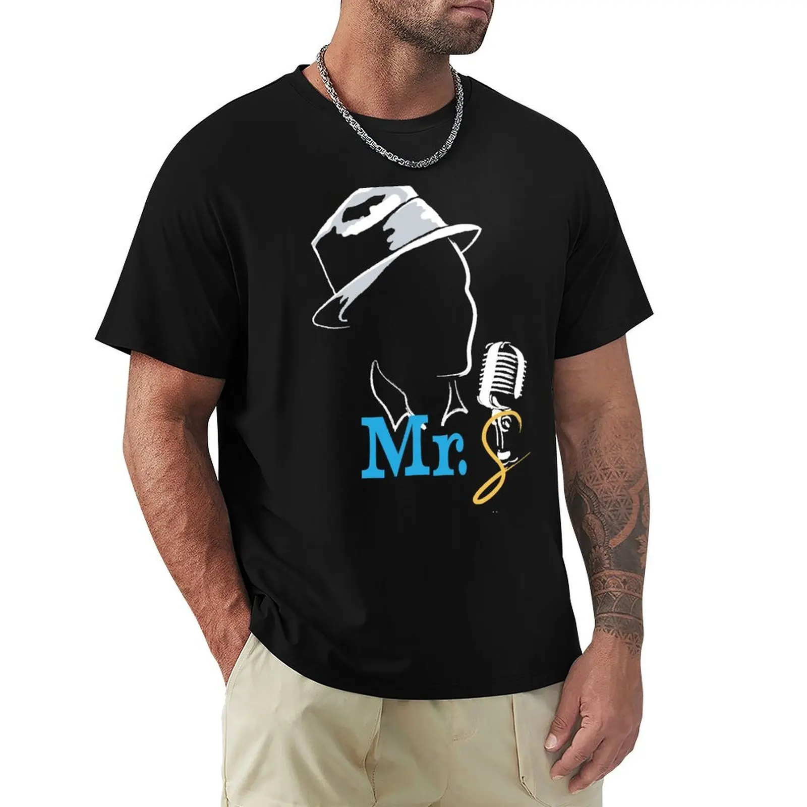 

Sinatra Mr. S The Voice Design T-Shirt kawaii clothes new gifts and t-shirts T-shirts man summer shirt Men's t shirts