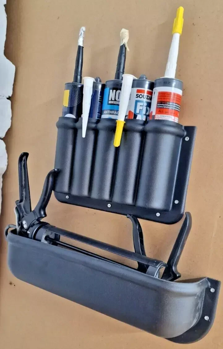Caravan Door Spray Can Storage Box Set For Van Camper Plastic Panel Tray Organizer Handle Accessories RV Interior
