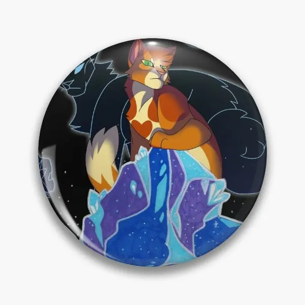 Firestar At The Moonstone Starclan Vers  Soft Button Pin Gift Metal Cartoon Creative Badge Lapel Pin Collar Decor Cute Brooch