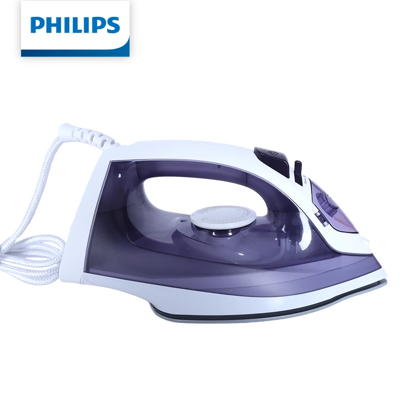 Philips Steam Iron GC1752/38 1700W Ceramic Soleplate Anti-Drip 4 Steam Setting Dry Steam Iron for Home Clothes Ironing Daily Use