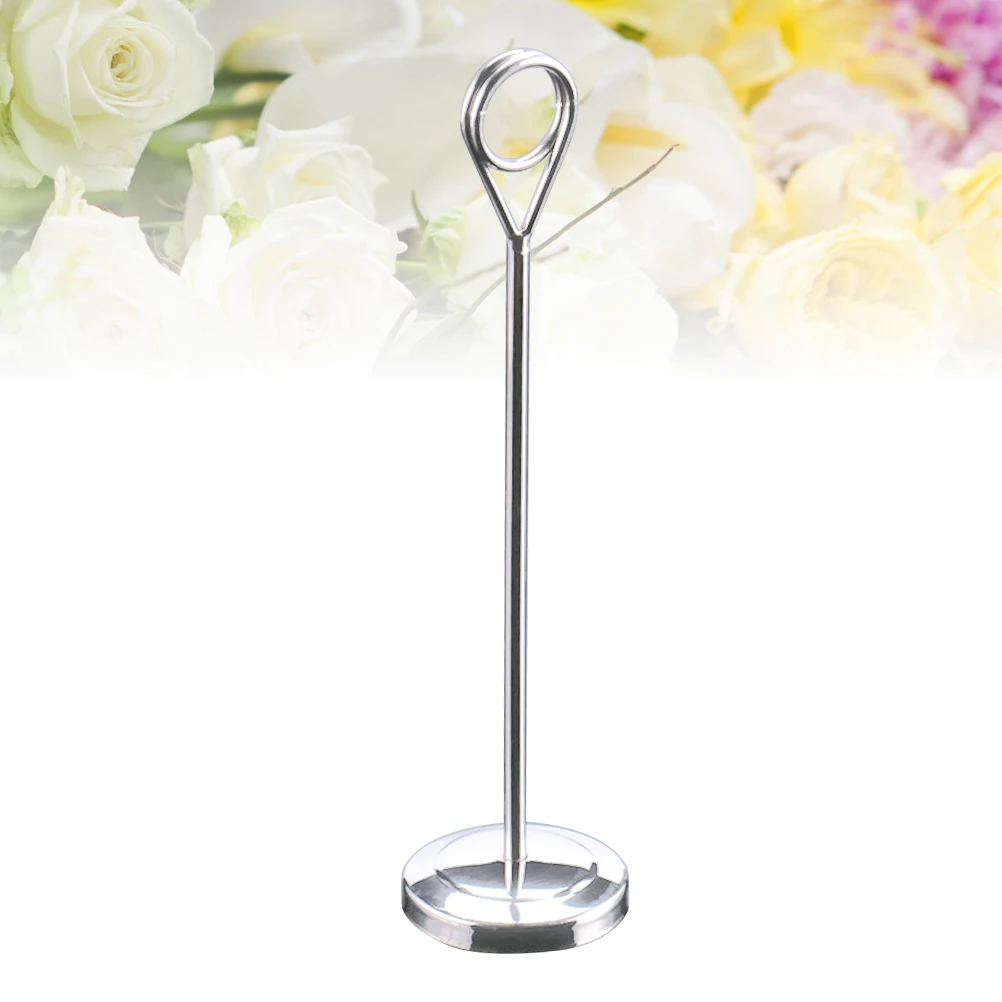 

Table Card Holder Place Stands for Signs Tabletop Restaurants Number Clip Wedding