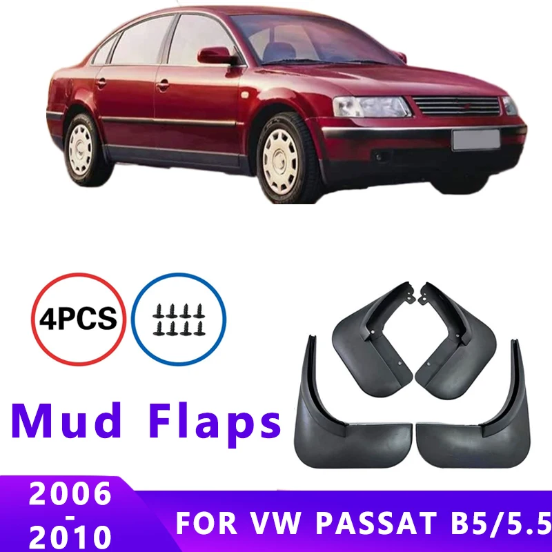 

Mud Flaps Fit for Volkswagen PASSAT B5 2006-2010 Mudguards Tire Fenders Splash Proof Accessories Wheel Guards 4ps