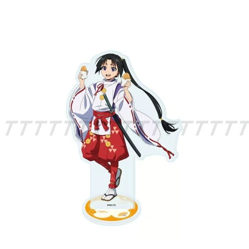 15CM Anime The Elusive Samurai Hojo Tokiyuki‌ Shizuku Ayako Yorishige Cos Acrylic Figure Stand Ornaments keychain Gifts