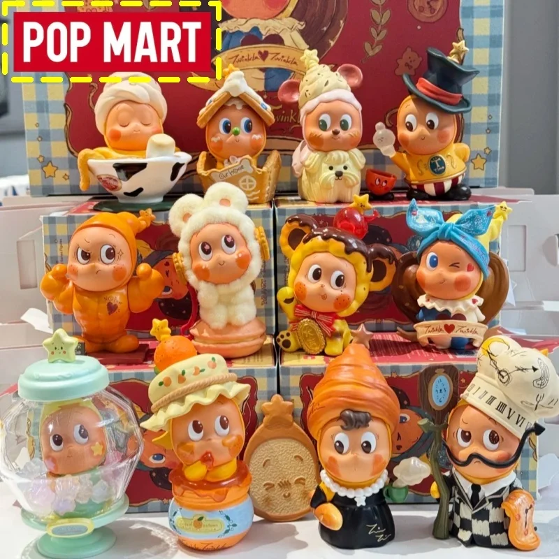 

Подлинная серия Pop Mart Twinkle Twinkle Savor The Moment, слепая коробка, фигурки, коллекция украшений, уникальный рождественский подарок для девочек