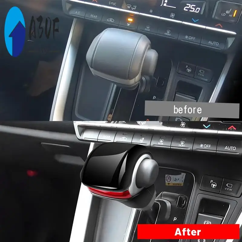 

A30F-Car Shift Knob Head Cover Trim Sticker For Toyota VOXY/NOAH 90 Series 2022 2023 Gear Decorative Strip Parts A