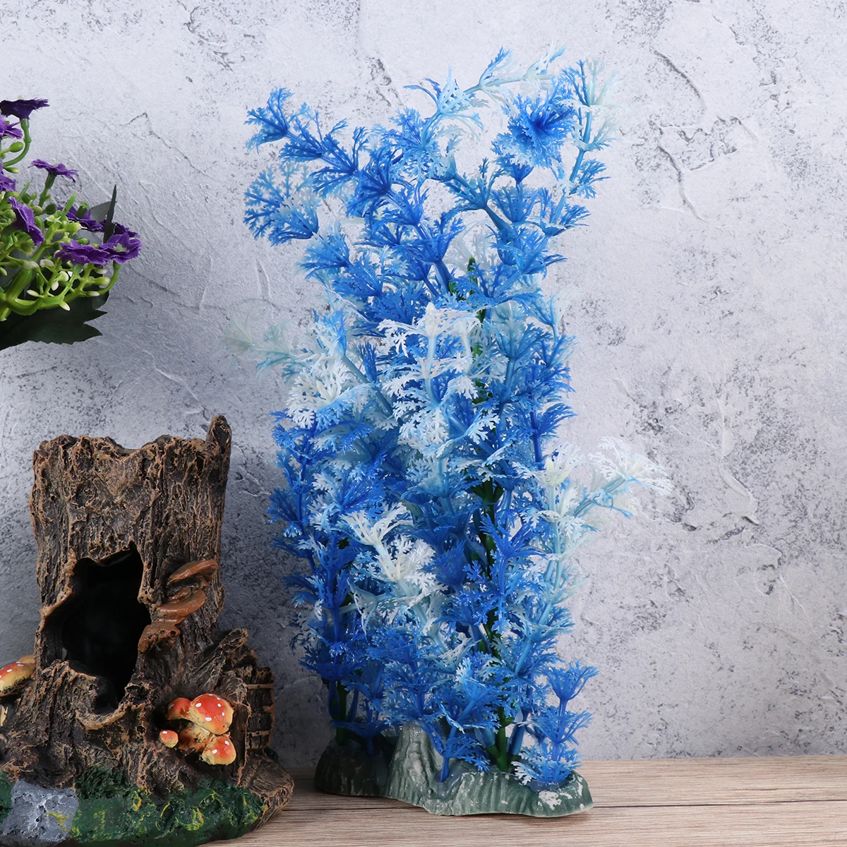 

Blue Water Plant Decor Aquarium Plants Simulation Plant Fish Tank Decorations Artificial Aquatic Plants Simulated Water