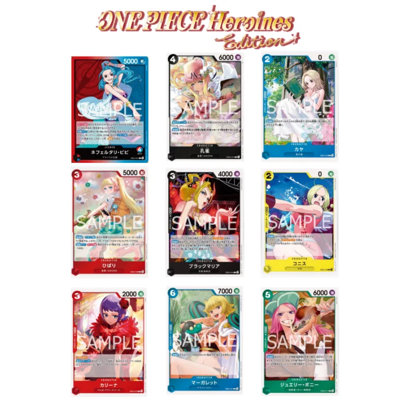 Bandai One Piece Heroines Card Game Japanese Version EB03 TCG Battle Cards Toy Gift Original Collection Classic Comic Merch