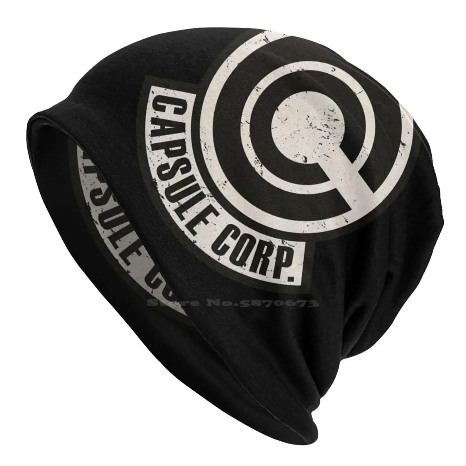 Vintage Capsule Corp Original Logo Knitted Hat Warm Beanie Outdoor Caps Dbz Capsule Corp Anime Manga Bulma Trunks Z Z Super