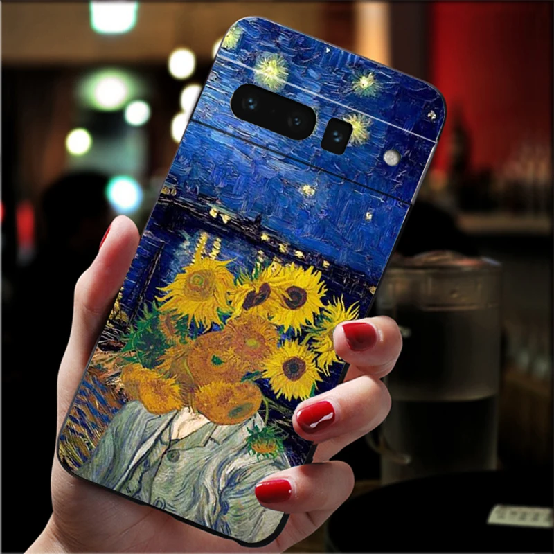

Sunflower Art Phone Case For Google Pixel 10 9 Pro XL 9A 8 7 6 Pro Pixel 8A 7A 6A Pixel 8 7 6 5