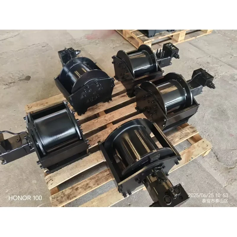 Industrial 0.8ton Hydraulic Lift/hoisting Winch for Shrimp Tug Boats/ Tractors/anchor/excavator/ Fishing Net Crane Winches