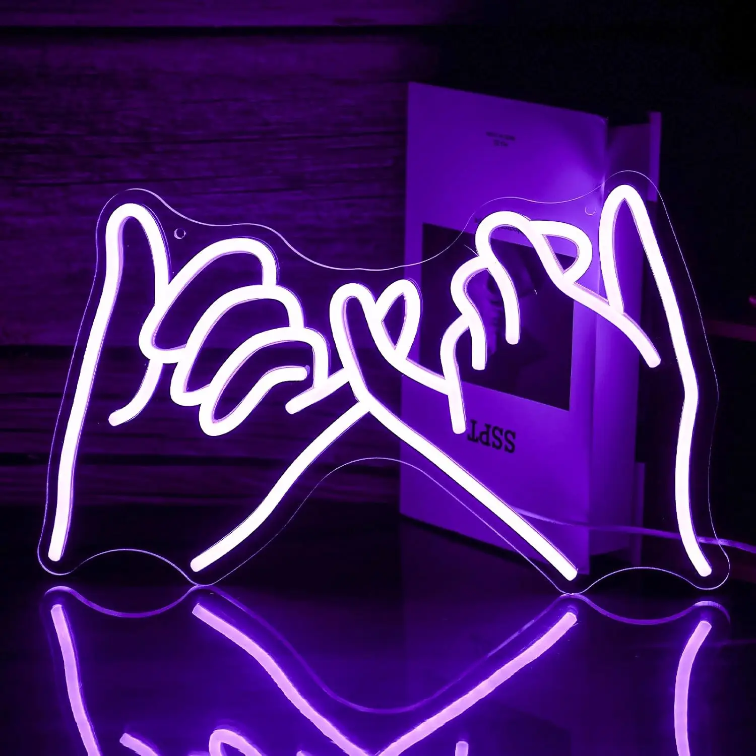 

Thumb Promise Neon Sign Dimmable Neon Light Sign For Wall Decor Restaurant Hotel Party Club Bar Game Room Decor Birthday Gift