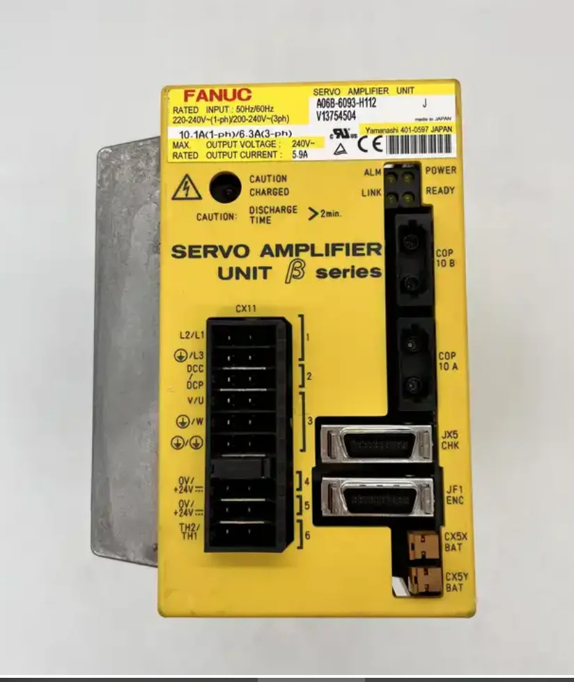 A06B-6093-H112 Fanuc Servo Amplifier Unit Tested Ok A06B 6093 H112