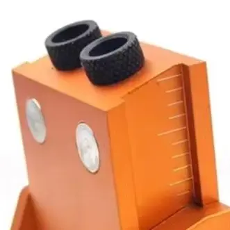 

1Pcs Drilling Positioner Set Aluminum Pocket Hole Jig Kit With Dust Port: Precise Drilling & Easy Clamping Drilling Tool Parts