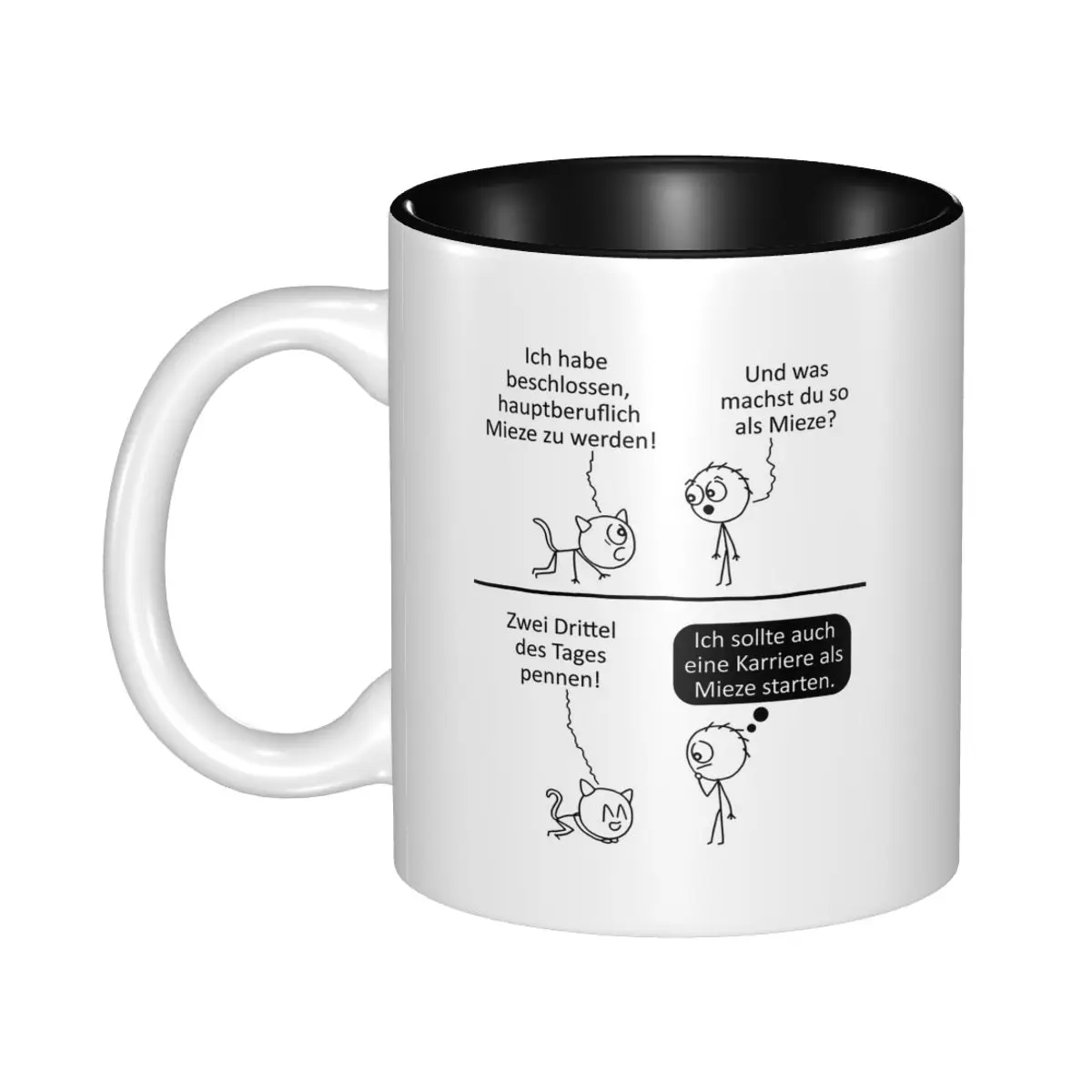 Career Change Mug Funny Ceramic Coffee Cups Tea Mugs Milk Cup Drinkware Gift for Woman Man