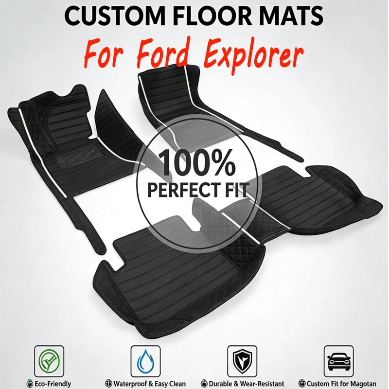 

Custom Car Floor Mats for Ford Explorer 2020 2021 2022 all model auto Rug accessories interior