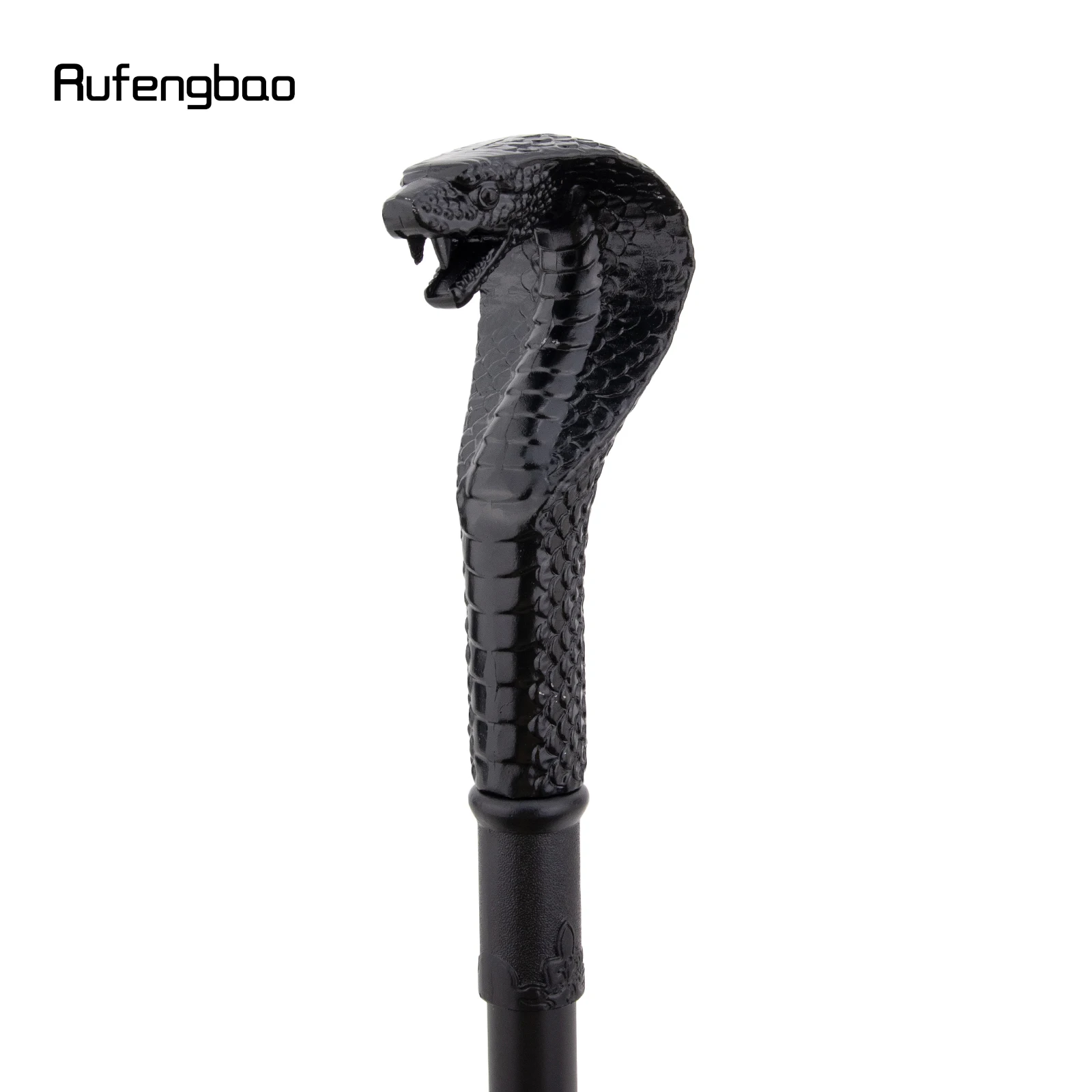 Preto de luxo cobra lidar com moda bengala para festa decorativa bengala elegante botão crosier bengala 94cm