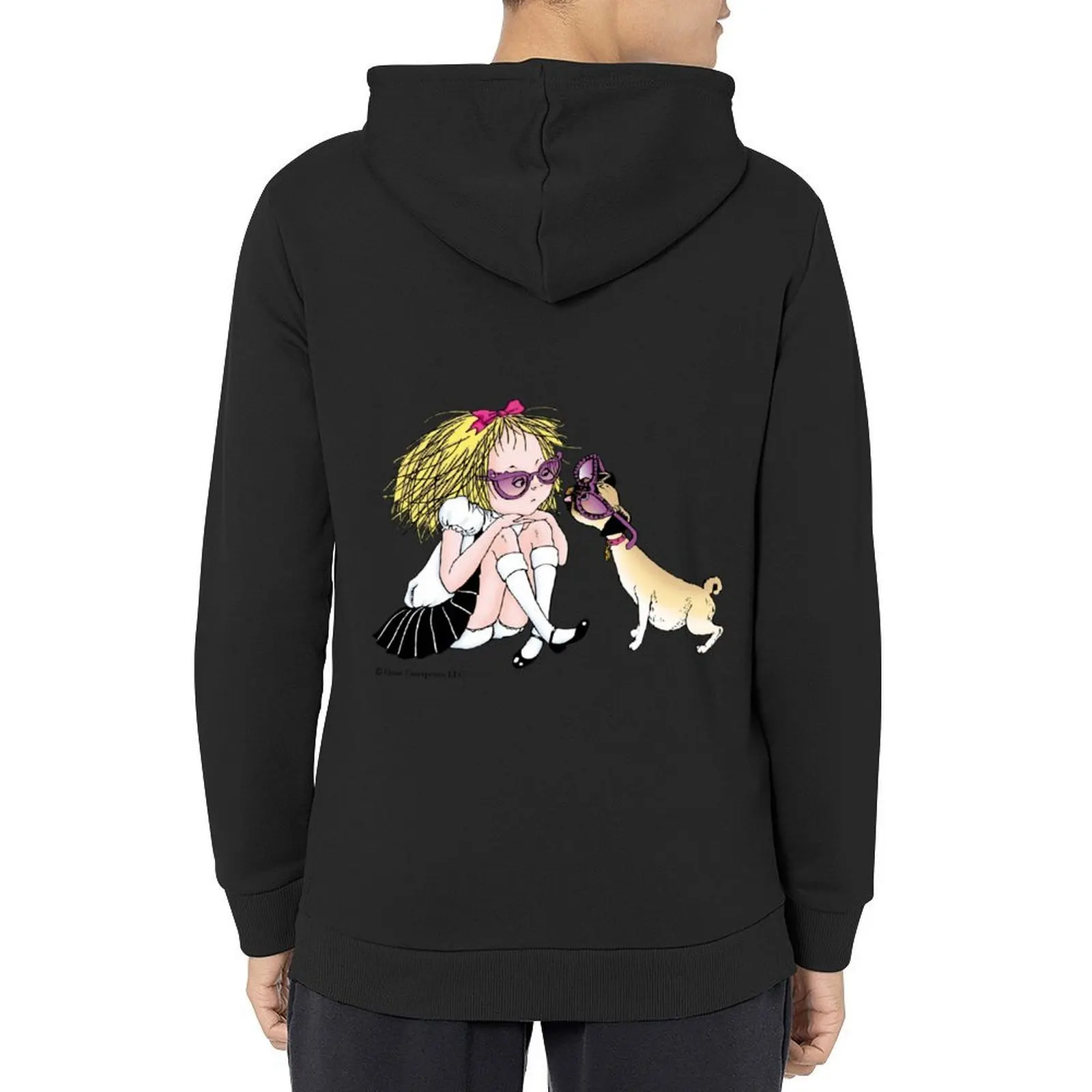 

Eloise and Weenie in Sunglasses Hoodie aesthetic clothing fashion men mens designer clothes men's sweat-shirt set men's hoodies