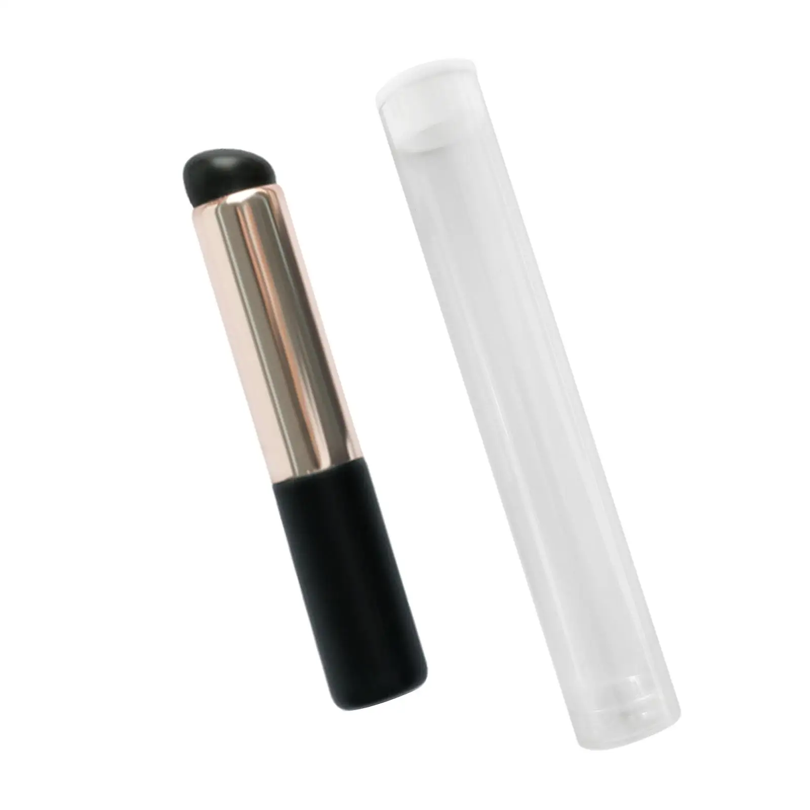 Silicone Lip Brush com Tampa Escova de Batom Aplicador de Máscara Labial Escova Corretiva para Desempenho, Ferramenta de Maquiagem, Casa, Viagem, Meninas