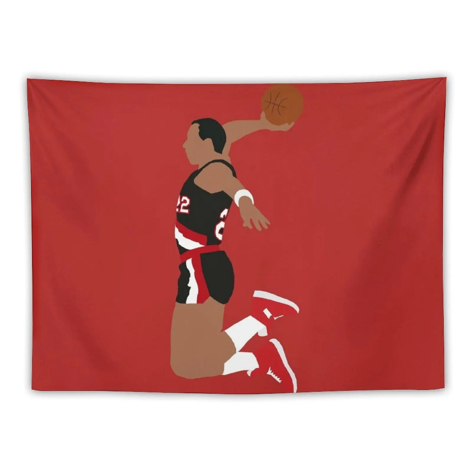 Clyde Drexler Dunk Tapestry Decoration For Rooms Bed Room Decoration Kawaii Room Decor Tapestry