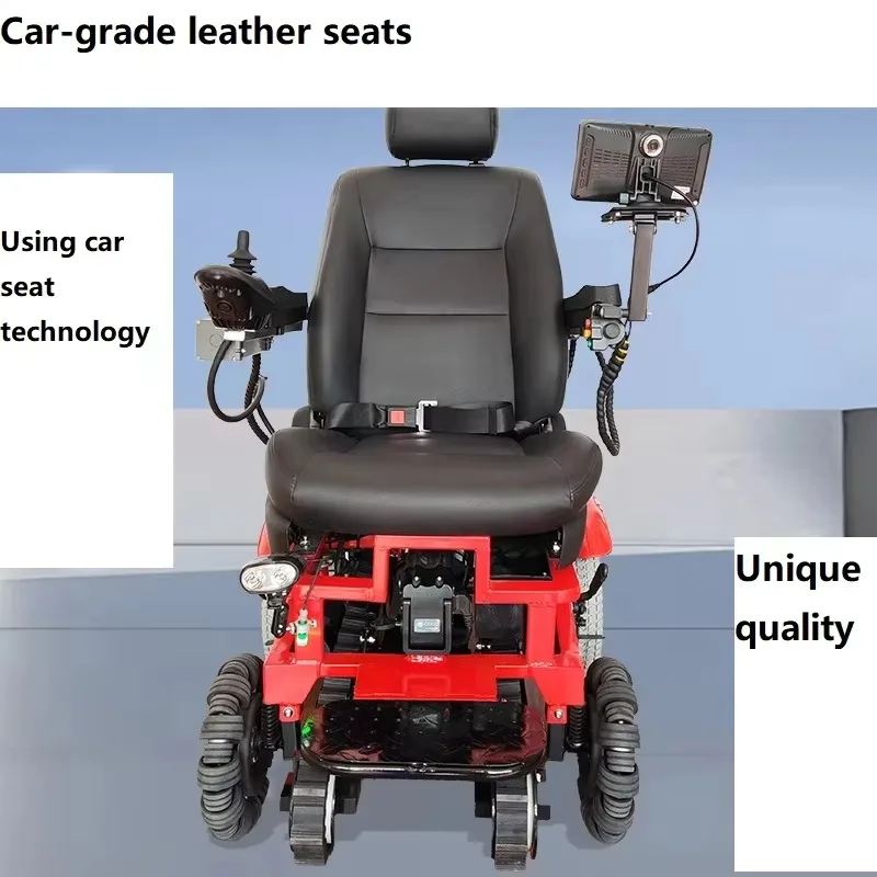 Electric Fully Automatic Climbing Stair Machine Wheelchair for Elderly and Handicapped
