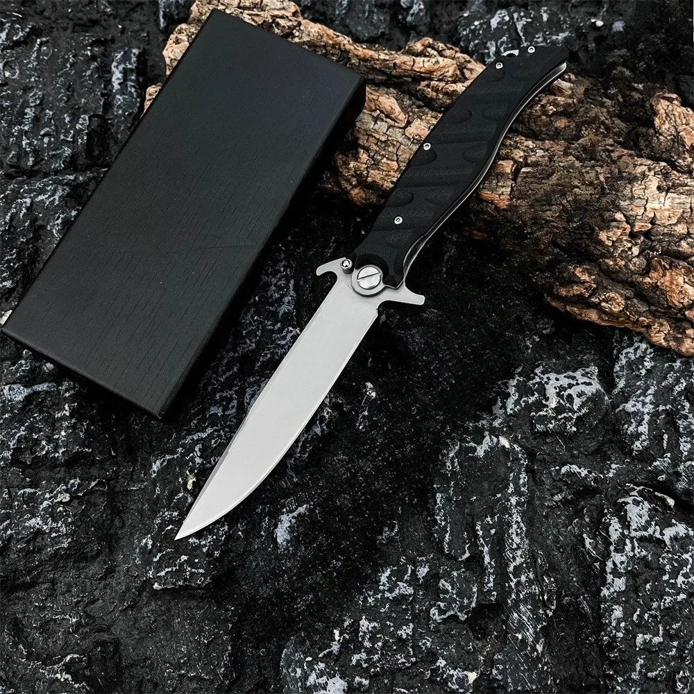 Высококачественный складной нож для русских джунглей, охотничий нож для выживания, лезвие из нержавеющей стали D2, нож для резки на открытом воздухе, ручка G10