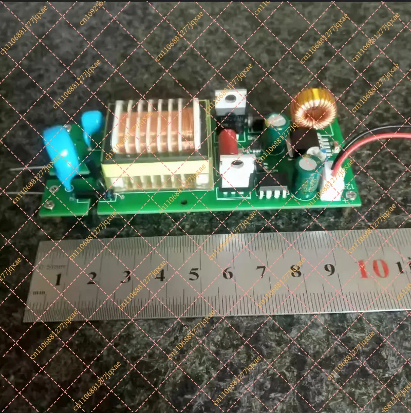 Adjustable High Voltage Inverter Ion Generator, 9V-12V to 3kV-20kV Pulse Arc Discharge Power Supply for Air Purifiers