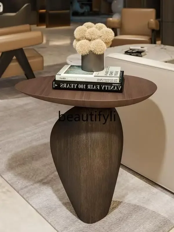 

Asmt56 Modern simple and creative side table wabi wind sofa corner table ornament coffee table living room