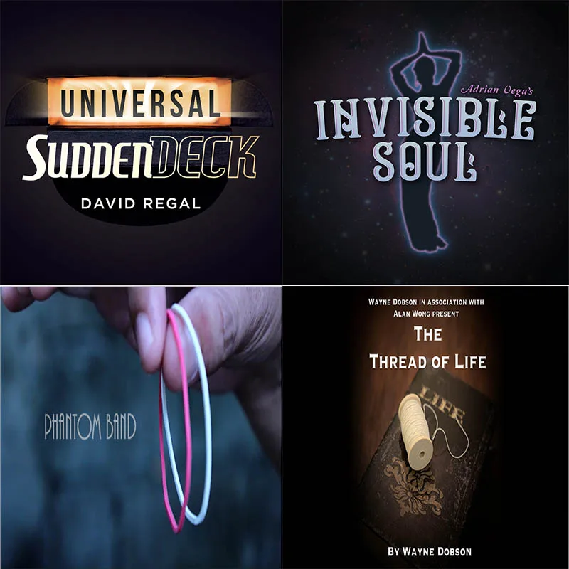 Universal Sudden Deck by David Regal，Invisible Soul by Adrian Vega，Phantom Band by Arnel Renegado，The Thread of Life - Magic Tri