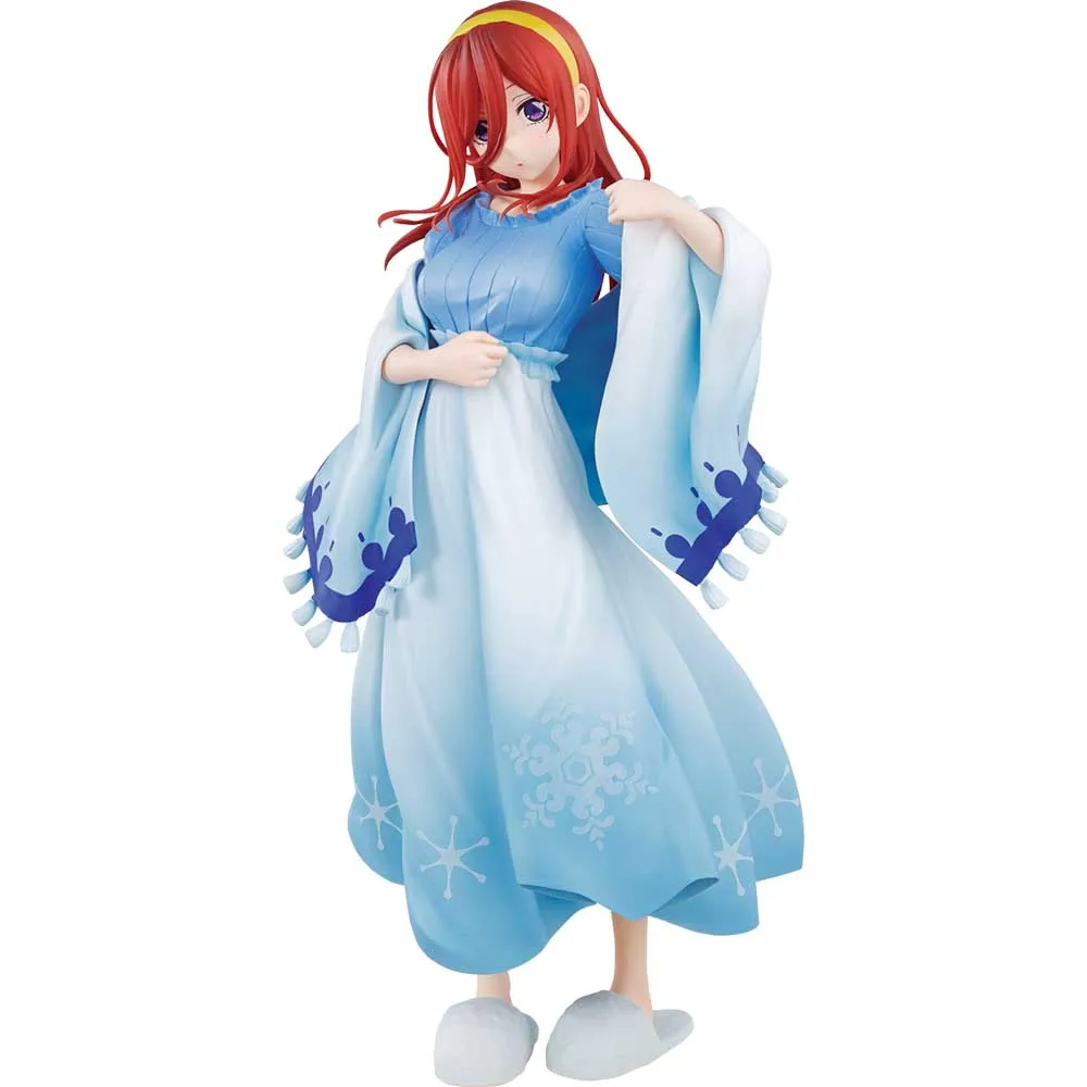 Bandai Ichiban The Quintessential Quintuplets Yotsuba Nakano Ichika Nino Miku Yotsuba Snow Room Wear Figure Action Model Toys