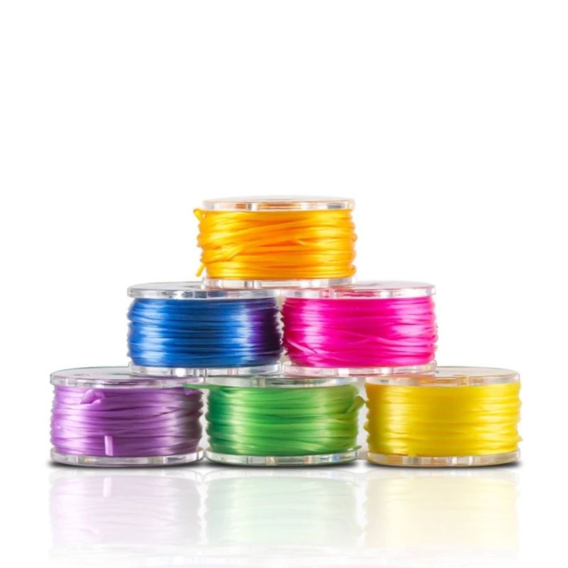 25 Colors Vibrant Beading Thread Set Bobbins and Sewing Threads for DIY Jewelry and Accessories Dropship